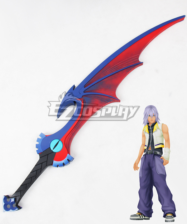 

Kingdom Hearts Re Chain of Memories Riku Soul Eater Keyblade Cosplay Weapon Prop