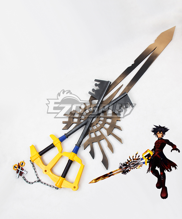 Kingdom Hearts Birth by Sleep Ventus Vanitas Incomplete X-blade Keyblade Cosplay Weapon Prop