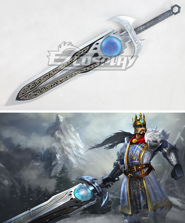 League of Legends King Tryndamere The Barbarian King Sword Cosplay Weapon Prop