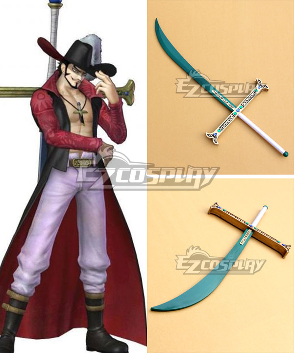 One Piece Dracule Mihawk Weapon Yoru Cosplay Replica Sword Prop - AliExpress