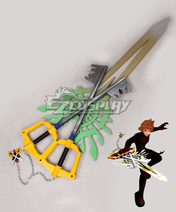 Kingdom Hearts Birth by Sleep Ventus Vanitas X-blade Keyblade Cosplay Weapon Prop