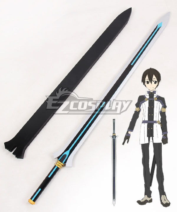 

Sword Art Online Ordinal Scale Kirigaya Kazuto Kirito Movie Sword Blue Cosplay Weapon Prop