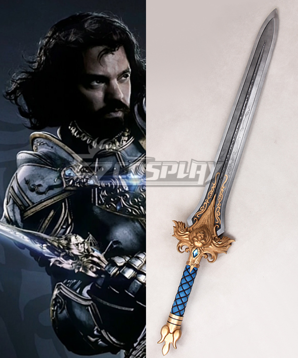 Warcraft film King Llane Wrynn I Sword Cosplay Weapon Prop