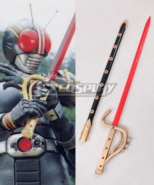 Kamen Rider Black Shadow Moon Sword Cosplay Weapon Prop