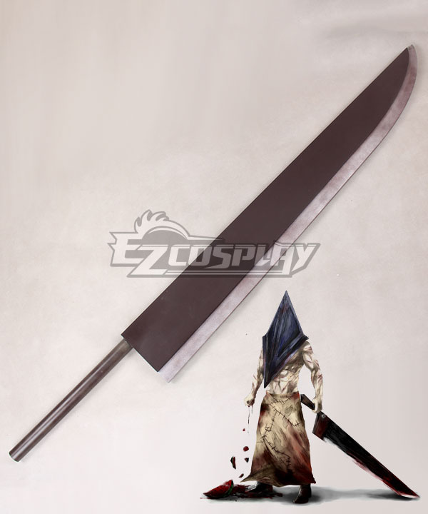 Silent Hill 2 Pyramid Head Red Pyramid Thing Sword Cosplay Weapon Prop