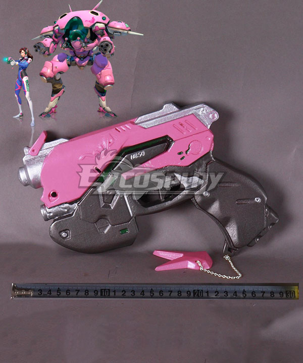 

Overwatch OW D.Va DVa Hana Song Gun Pink Cosplay Weapon Prop