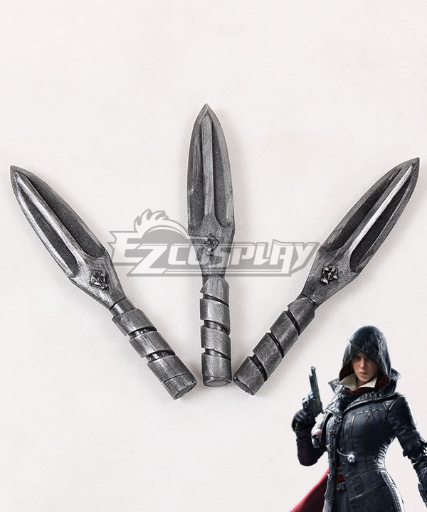Assassin's Creed Syndicate Evie Frye Three Daggers Cosplay Weapon Prop