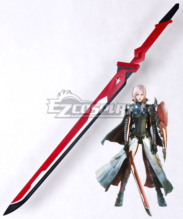 Final Fantasy XIII Lightning Returns Equilibrium Lightning Eclair Farron Sword Cosplay Weapon Prop - B Edition