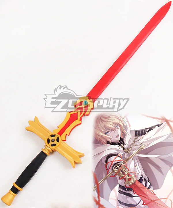 Seraph of the End Mikaela Hyakuya B Sword Cosplay Weapon Prop