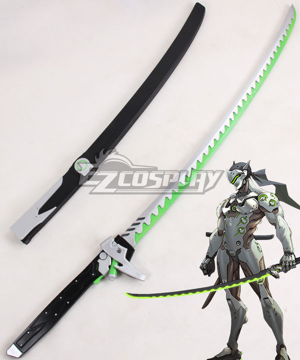 Overwatch OW Genji Shimada Long sword Cosplay Weapon Prop - A Edition