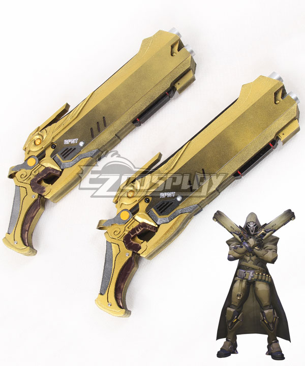 

Overwatch OW Reaper Gabriel Reyes Desert Two Guns Cosplay Weapon Prop
