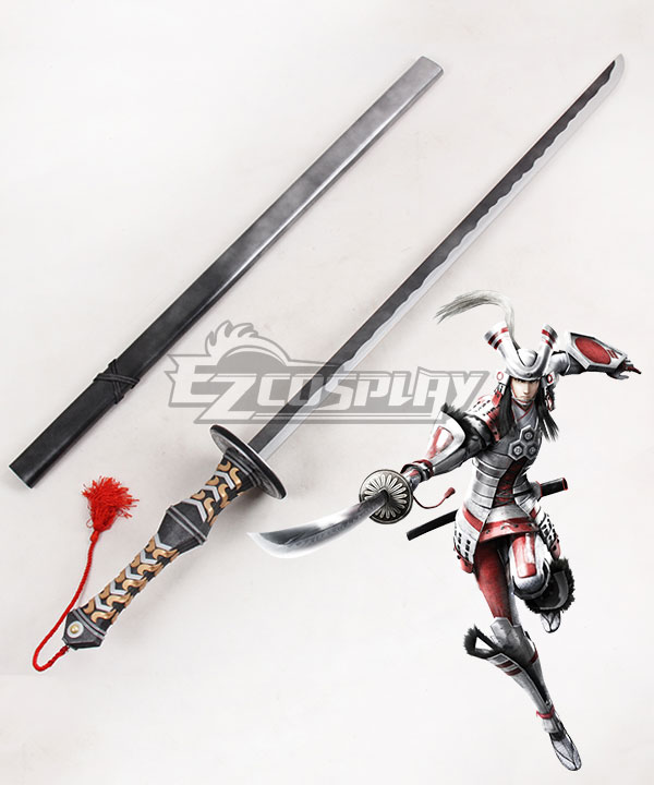 Devil Kings Sengoku Basara 4 Sumeragi Azai Nagamasa Sword Cosplay Weapon Prop
