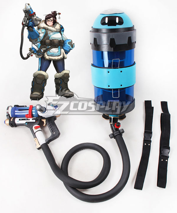 

Overwatch OW Dr. Mei Ling Zhou Endothermic Blaster and Weather Modification Drone Gun Backpack Cosplay Weapon Prop