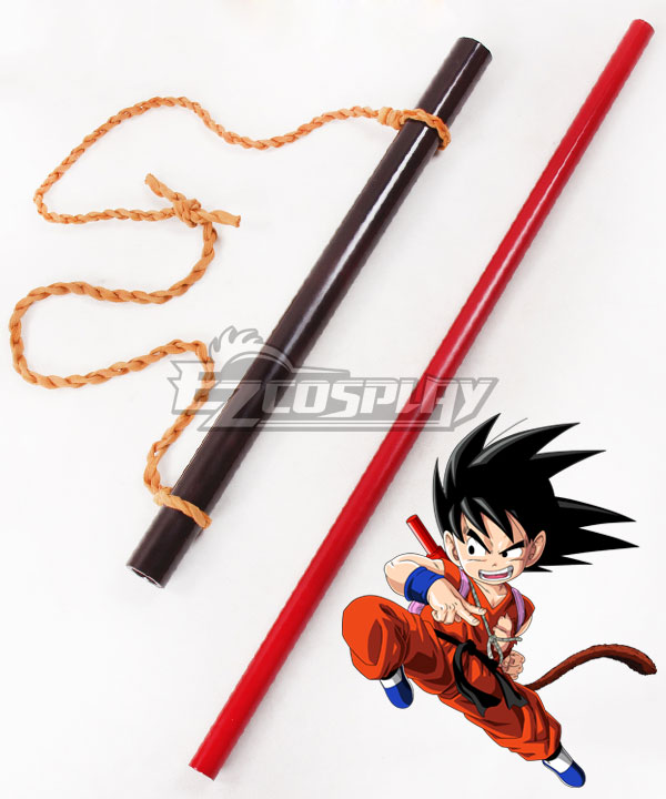 Dragon Ball Kid Son Goku Power Pole Stick Cosplay Weapon Prop