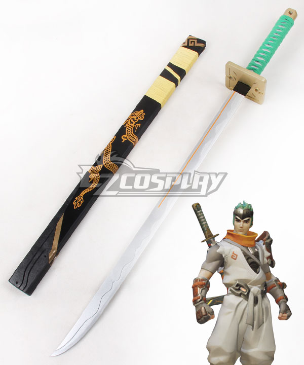 Overwatch OW Genji Shimada Young Long sword B Cosplay Weapon Prop
