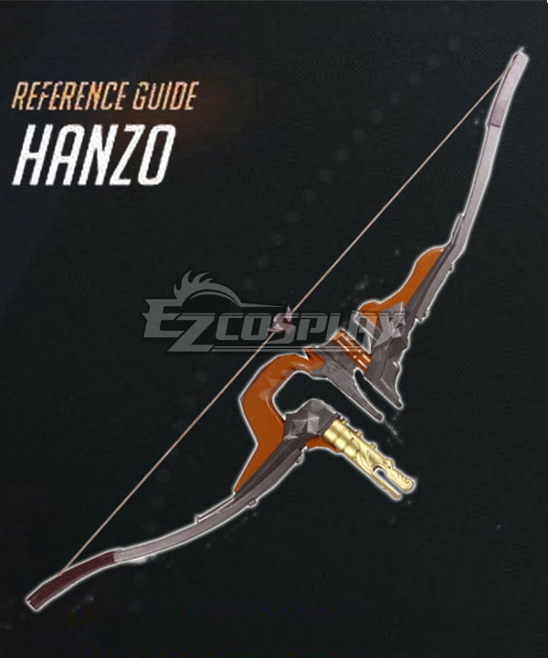 Overwatch OW Hanzo Shimada Young Hanzo Bow Cosplay Weapon Prop