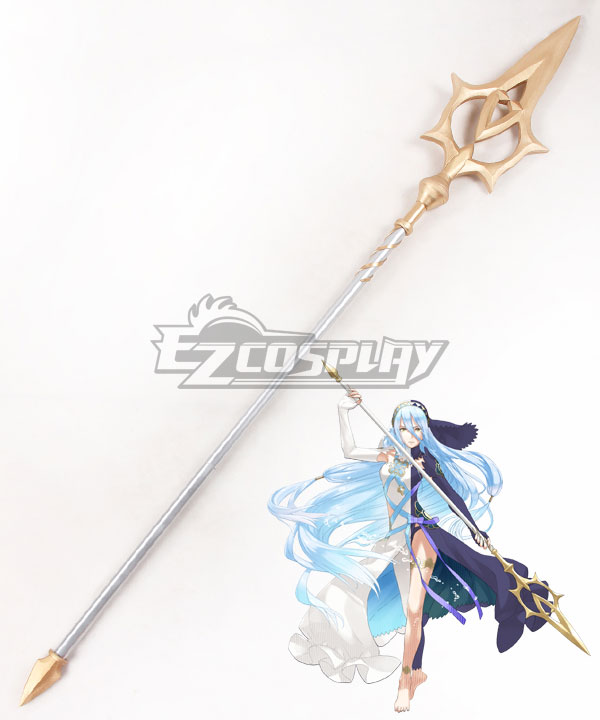 FE If Fates Birthright Aqua Staves Cosplay Weapon Prop