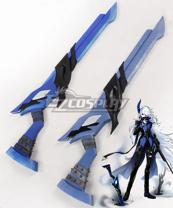 

Elsword Luciela R. Sourcream Lu Ciel Demonio Two Guns Cosplay Weapon Prop