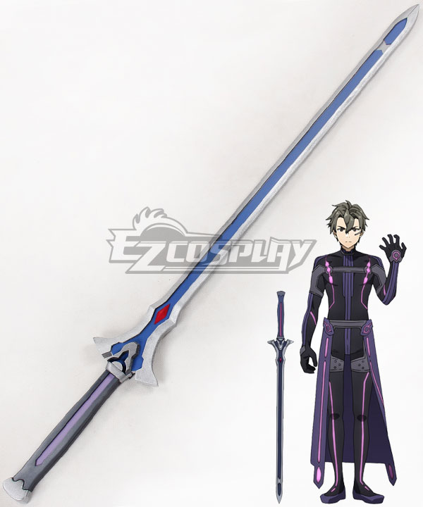 

Sword Art Online Ordinal Scale Eiji Movie Sword Cosplay Blue Weapon Prop
