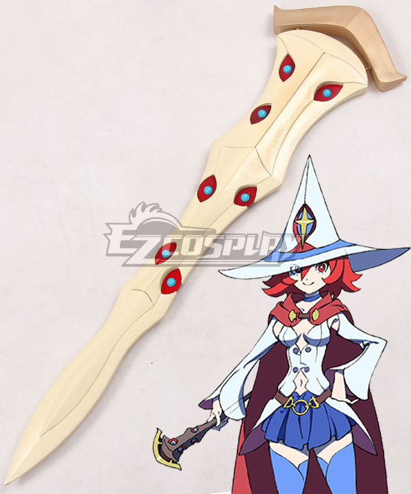 Little Witch Academia Atsuko Kagari Shiny Chariot Staves Cosplay Weapon Prop