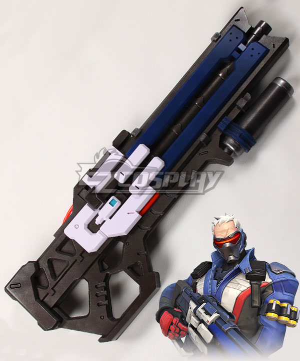 

Overwatch OW Soldier 76 John Jack Morrison Heavy Pulse Rifle Gun Cosplay Weapon Prop