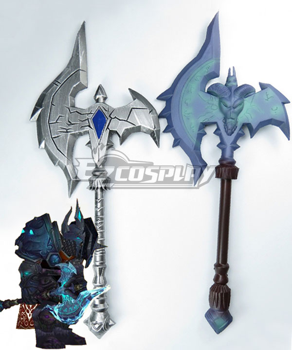 World of Warcraft WOW Shadowmourne Axe Cosplay Weapon Prop