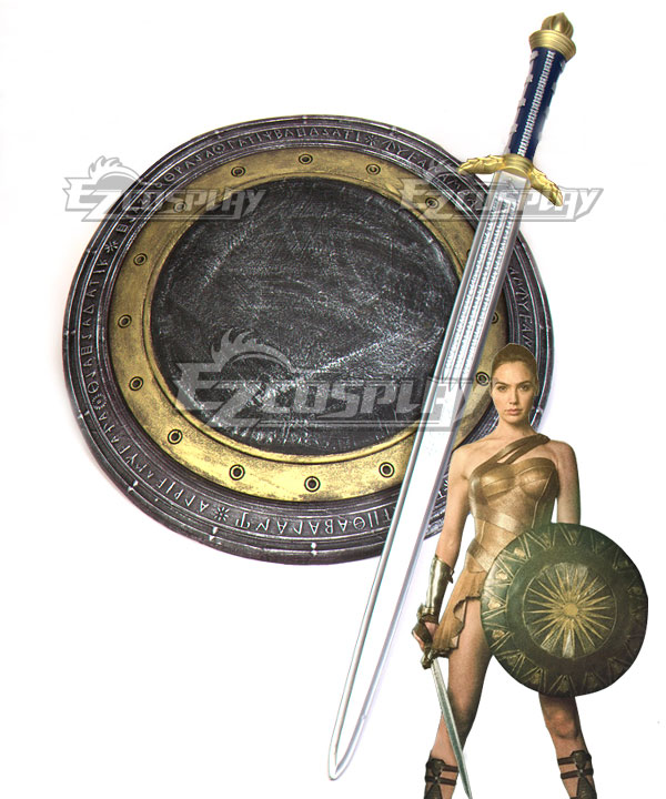 

DC Wonder Woman Diana Prince Shields and Sword Cosplay Weapon Prop