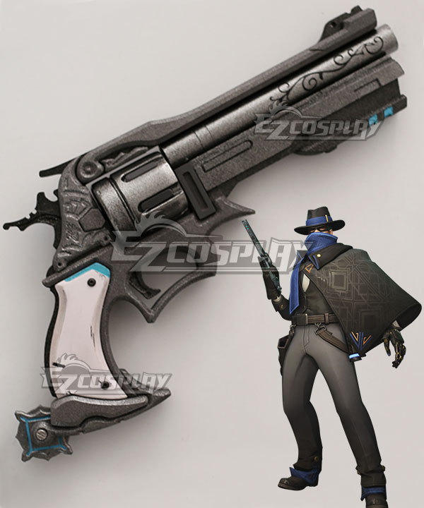 

Overwatch OW Jesse McCree Mystery Man Gun Cosplay Weapon Prop