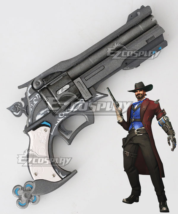 

Overwatch OW Jesse McCree Riverboat Gun Cosplay Weapon Prop
