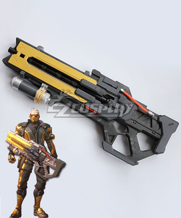 

Overwatch OW Soldier 76 John Jack Morrison Golden Gun Cosplay Weapon Prop