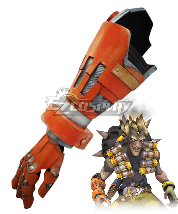 Overwatch OW Junkrat Jamison Fawkes Greaves Cosplay Weapon Prop