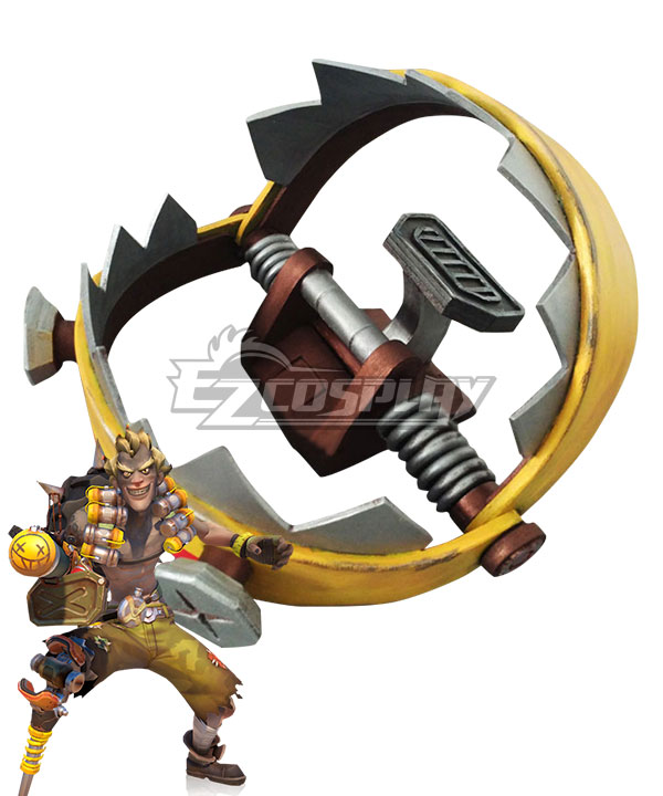 Overwatch OW Junkrat Jamison Fawkes Trap Cosplay Weapon Prop