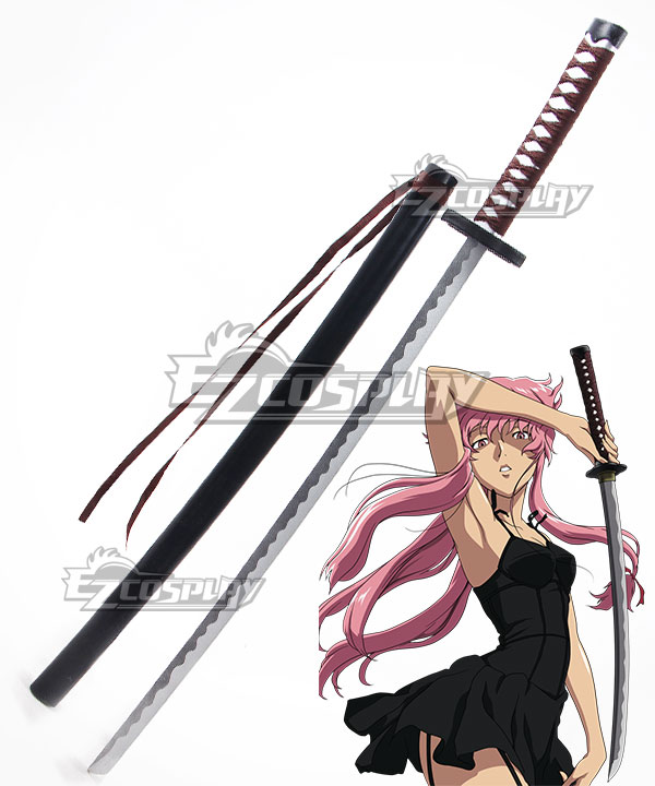Mirai Nikki Future Diary Yuno Gasai Sword Scabbard Cosplay Weapon Prop