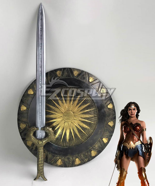 

DC Comics Batman V Superman Dawn Of Justice Wonder Woman Diana Prince Blue Cosplay Weapon Prop