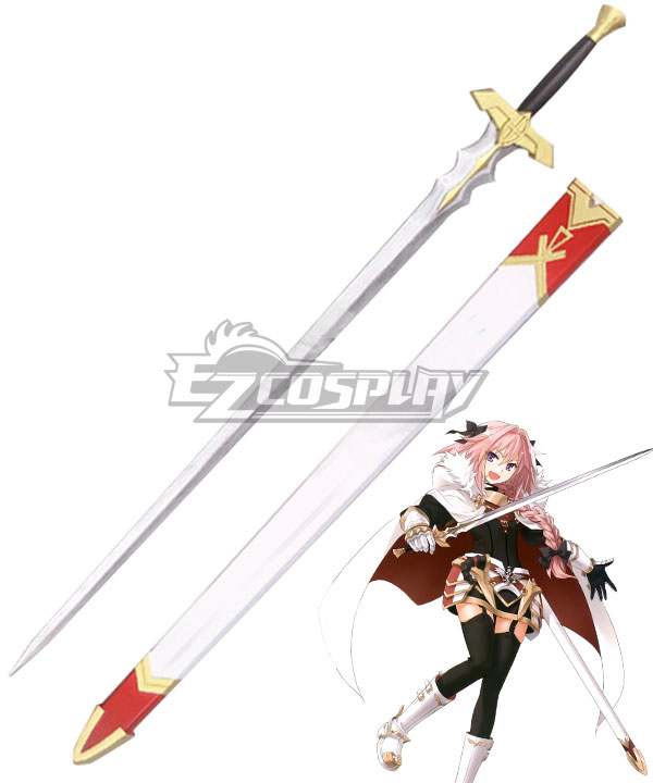 Fate Apocrypha Rider of Black Astolfo Sword Cosplay Weapon Prop - B Edition
