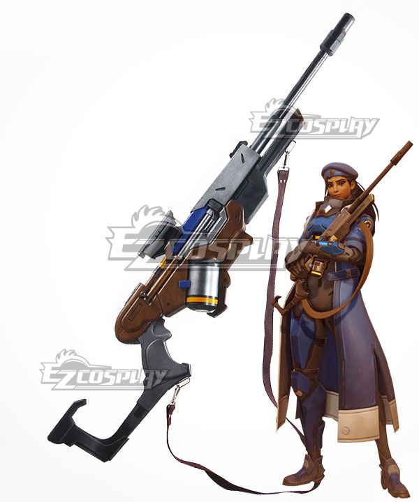 

Overwatch OW Ana Amari Captain Amari Biotic Rifle Gun Cosplay Weapon Prop