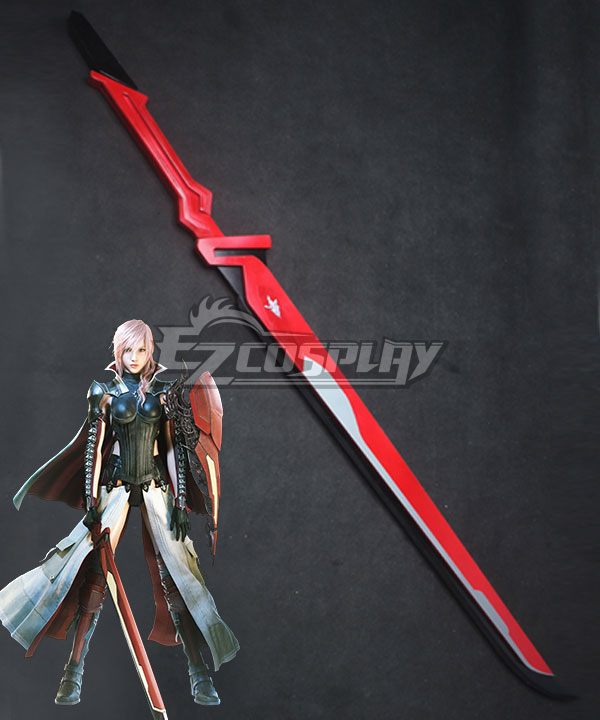 Final Fantasy XIII Lightning Returns Equilibrium Lightning Eclair Farron Sword Cosplay Weapon Prop - A Edition