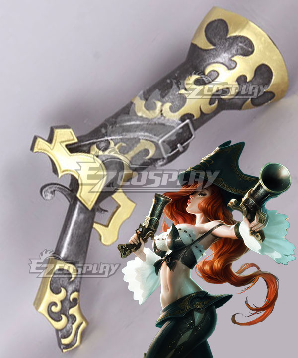 

League of Legends LOL Miss Fortune The Bounty Hunter Gun Cosplay Weapon Prop