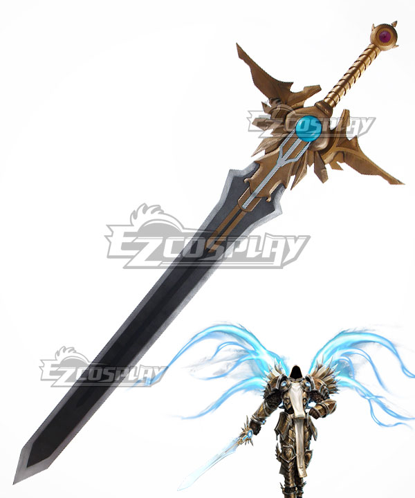 Diablo Tyrael Archangel El'druin Sword Cosplay Weapon Prop