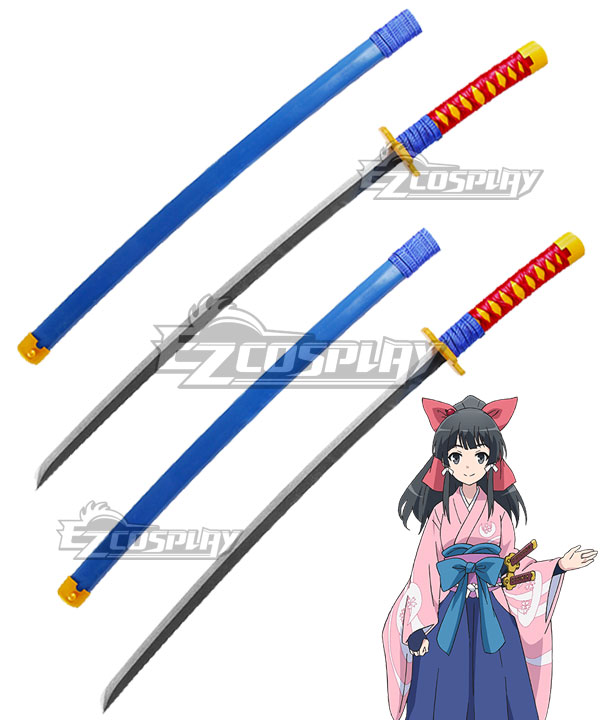 

In Another World With My Smartphone Isekai wa Smartphone to Tomo ni. Yae Kokonoe Two Swords and Scabbards Cosplay Weapon Prop