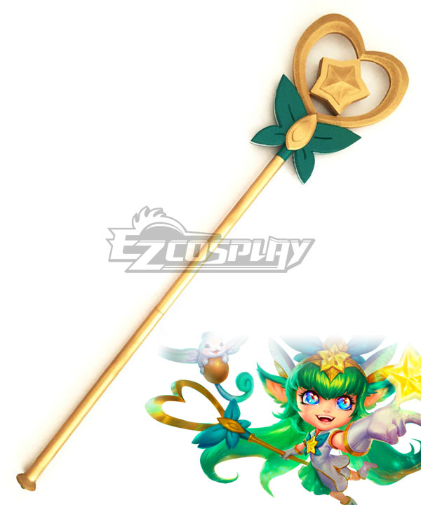 League of Legends LOL Star Guardian Lulu Staff Cosplay Weapon Prop