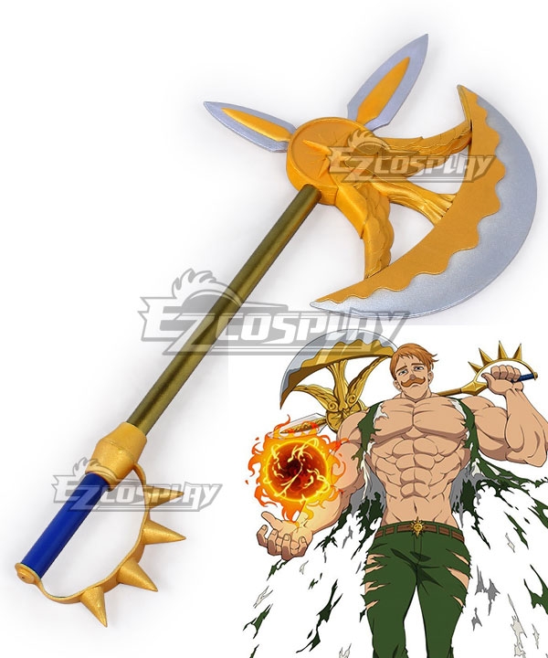 

The Seven Deadly Sins Nanatsu No Taizai Lion's Sin of Pride Escanor Axe Cosplay Weapon Prop