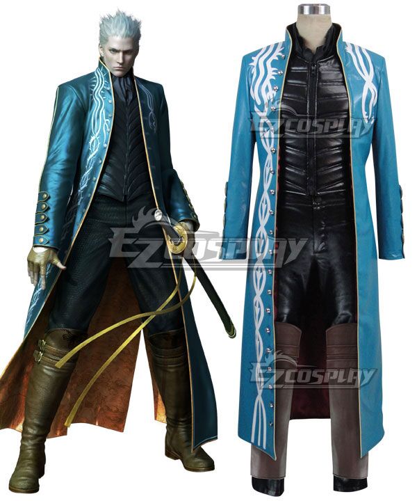 

DmC Devil May Cry 3 Vergil Cosplay Costume - Coat only