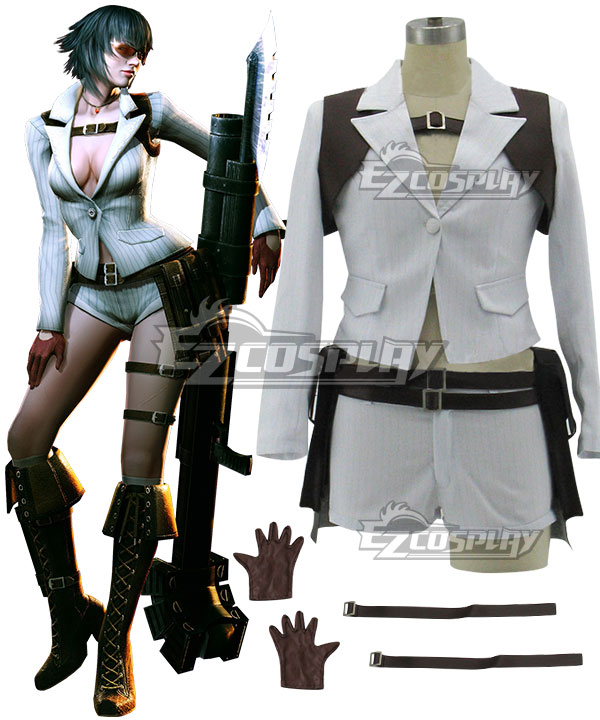 Devil May Cry V DMC5 Dante Aged Outfit Leather Cosplay Costume –  TrendsinCosplay