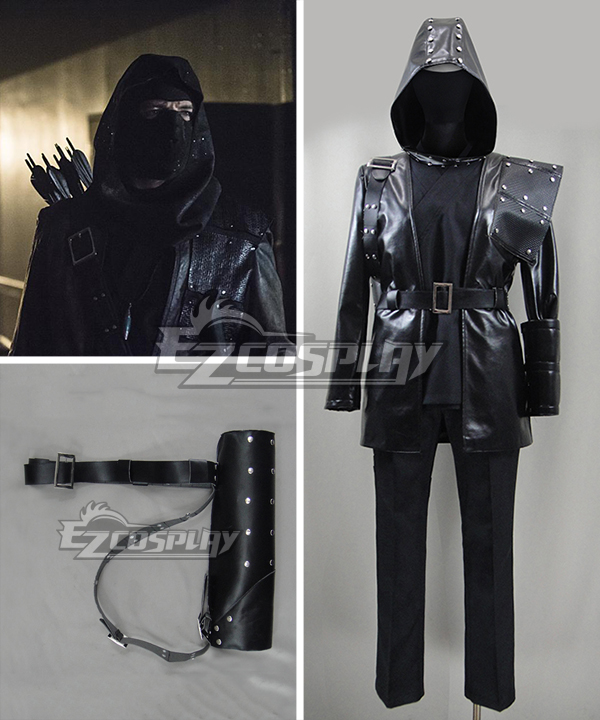 

DC Comics Green Arrow League of Assassins Dark Archer Malcolm Merlyn Leather Cosplay Costume