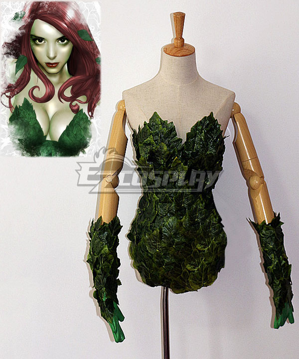 

DC Comics Batman Poison Ivy Pamela Lillian Isley Cosplay Costume - Including Boots