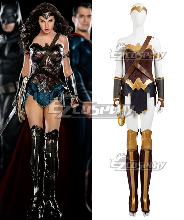 

DC Batman v Superman: Dawn of Justice Wonder Woman Diana Prince Cosplay Costume
