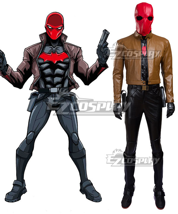 DC Batman Red Hood Cosplay Costume(Including Boots) - buy at the price of $...