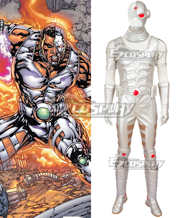 

DC Comics Cyborg Victor Stone Cosplay Costume - Including Boots