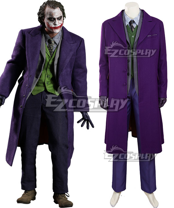 

DC The Dark Knight Batman Joker B Cosplay Costume - Woolen coat